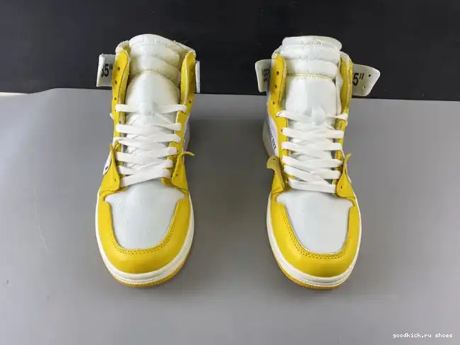Air NRG Dark Yellow-Cone 1 AQ0818-149 Powder White Off-White x Jordan 0524
